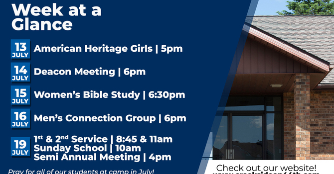 Week at a Glance