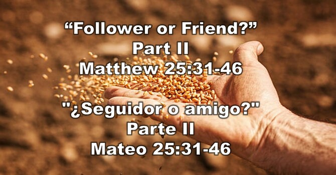 “Follower or Friend?” Part II 
