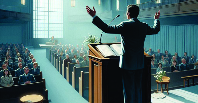 Don't be sorry for the sermon! image