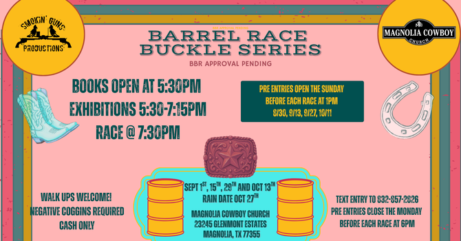Barrel Race Buckle Series