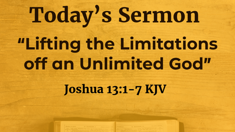 Lifting The Limitations Off An Unlimited God