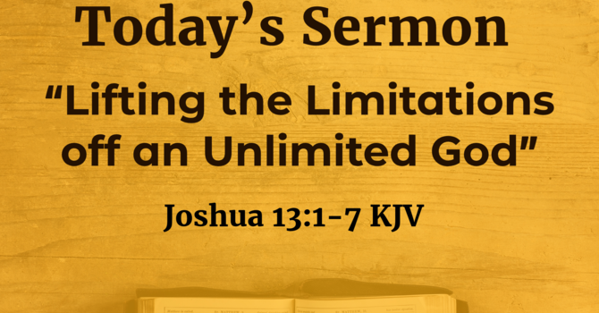 Lifting The Limitations Off An Unlimited God
