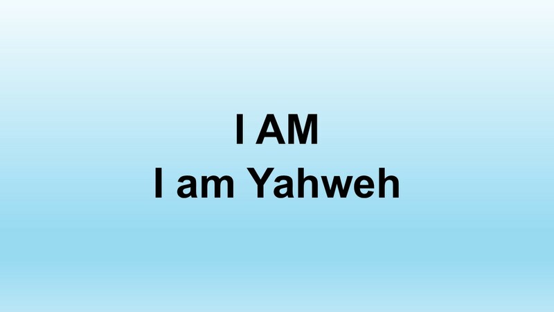 I AM