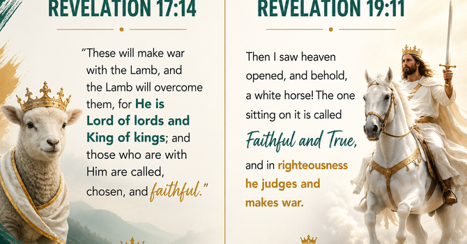 Revelation 17:14  &  Revelation 19:11  image