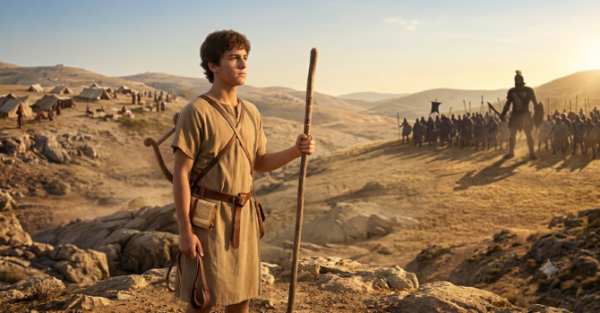 What Gave David Such Confidence Against Goliath? image
