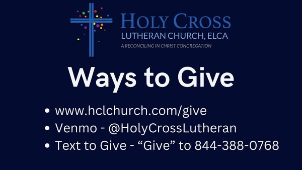 Ways to Give