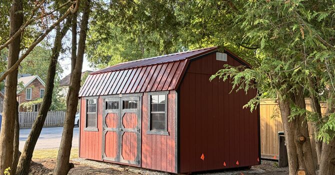 The New Shed is Here! image