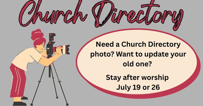 Church Directory Photo Update
