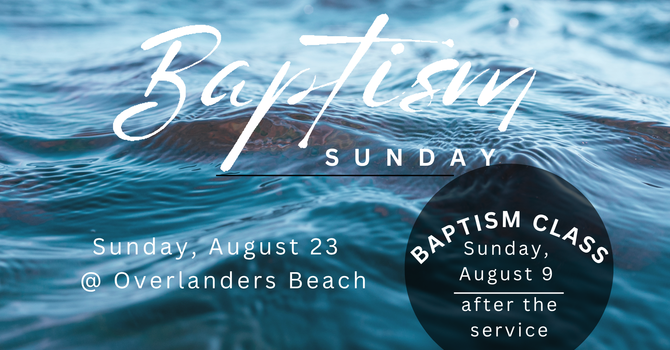 Baptism Sunday