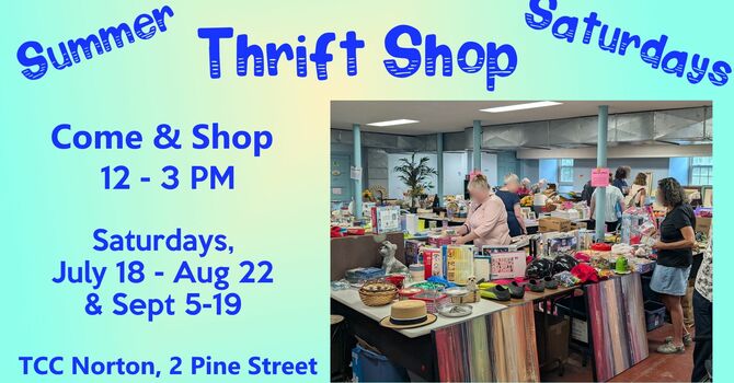 Thrift Store Summer Saturdays