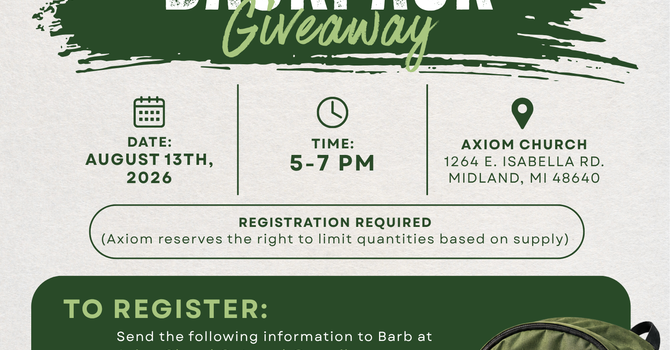 Backpack Giveaway