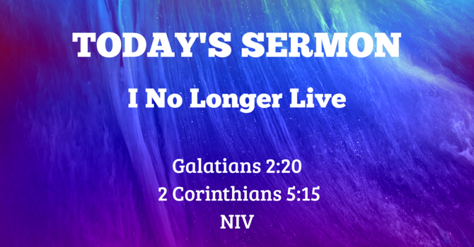 I No Longer Live
