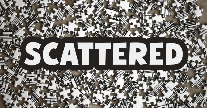 Scattered image