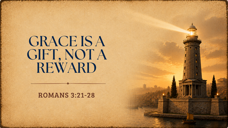 Grace Is a Gift, Not a Reward