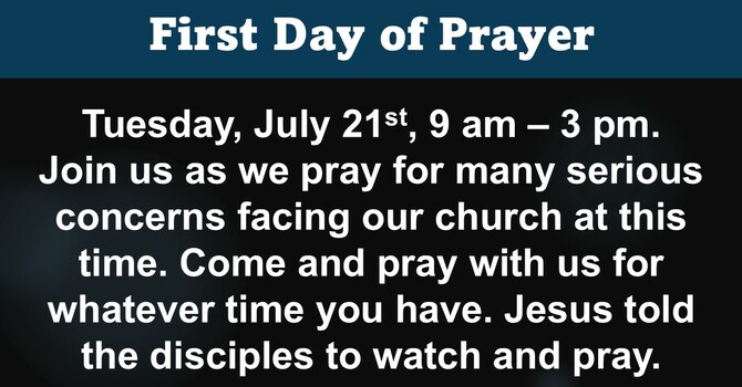 First Day of Prayer