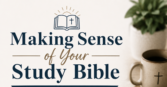 Making Sense of Your Study Bible image