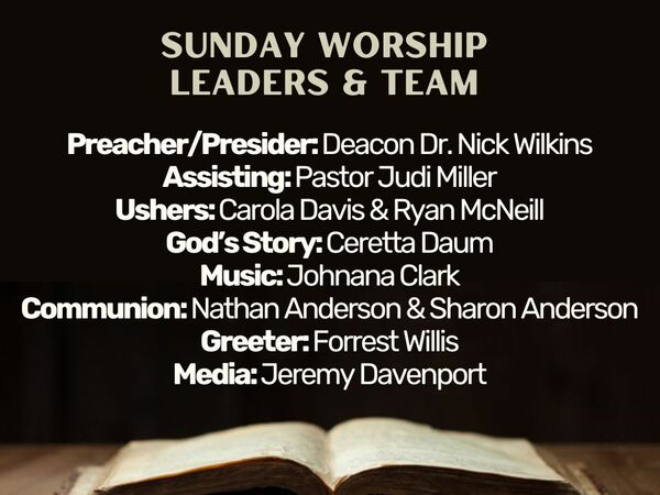 Leading us in Worship