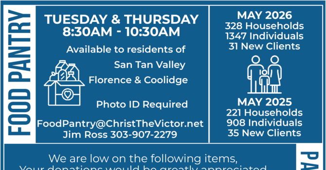  Food Pantry Update: God Continues to Provide image