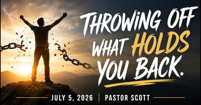 Throwing Off What Holds You Back