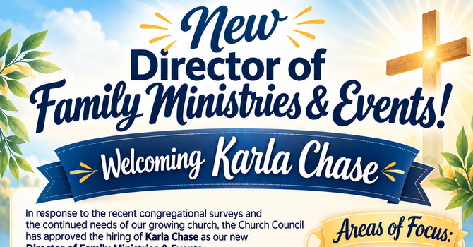 New Director of Family Ministries & Events! image