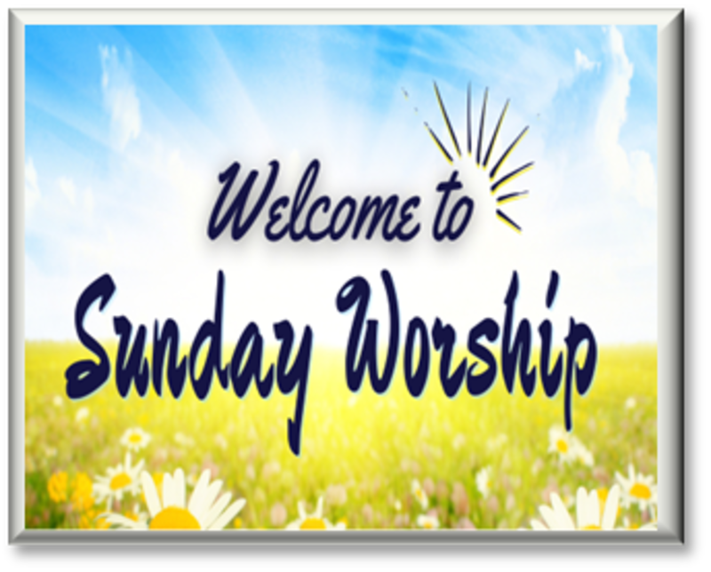 Welcome to Sunday Service