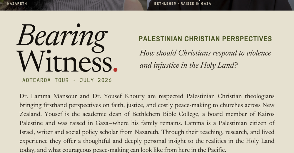 Palestinian Christian Perspectives