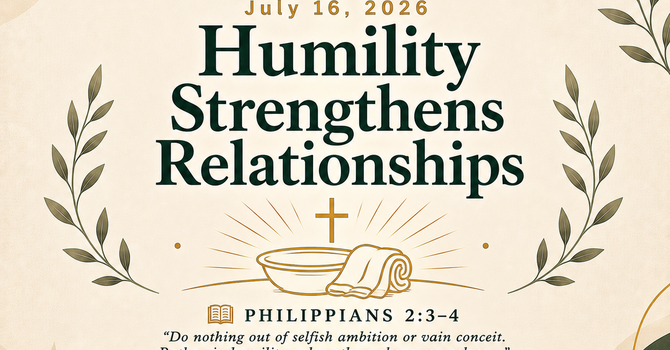 Humility Strengthens Relationships image