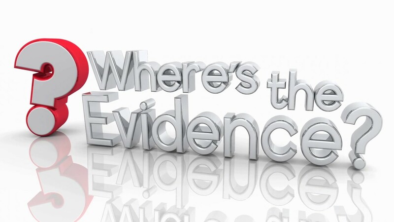 Where's The Evidence?