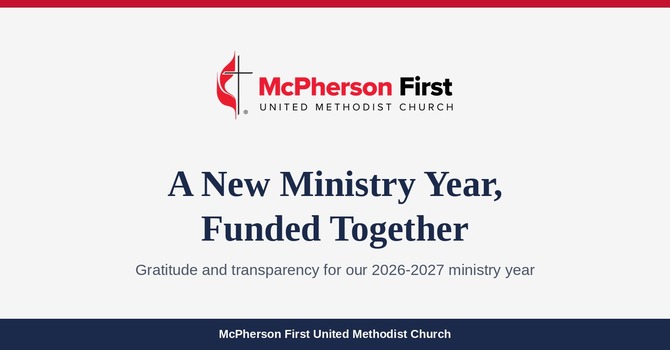 A New Ministry Year, Funded Together
