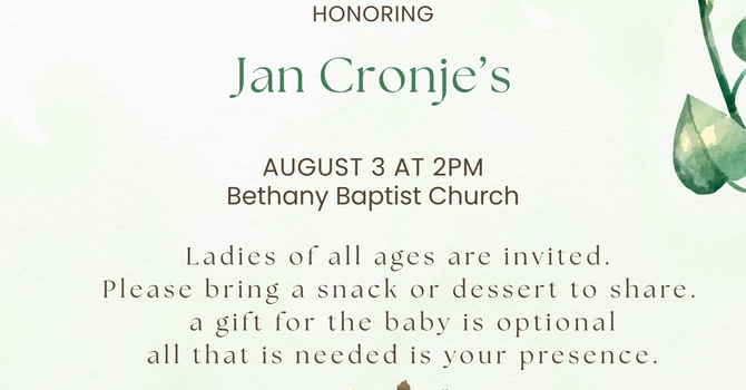 Natasha Cronje's Baby Shower