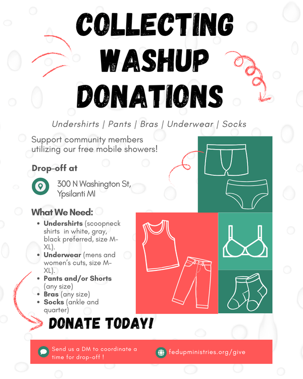 WashUp Donations Needed!