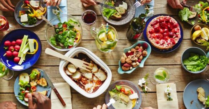 Potluck at the Ward's