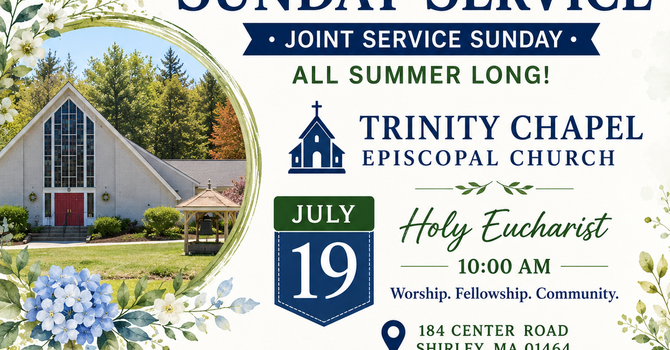 Reminder: Worship at Trinity Chapel This Sunday
