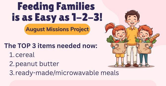 August Missions Project - TOP 3 Food Drive