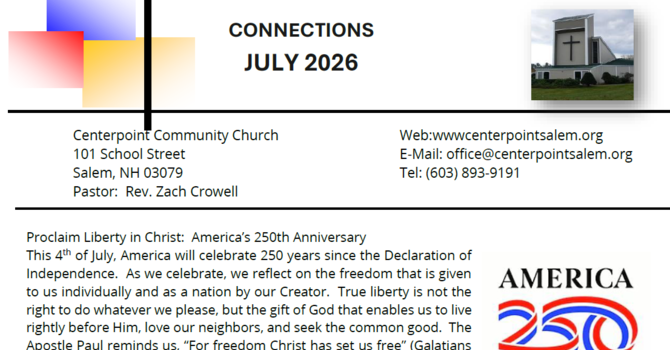 July 2026 Newsletter image