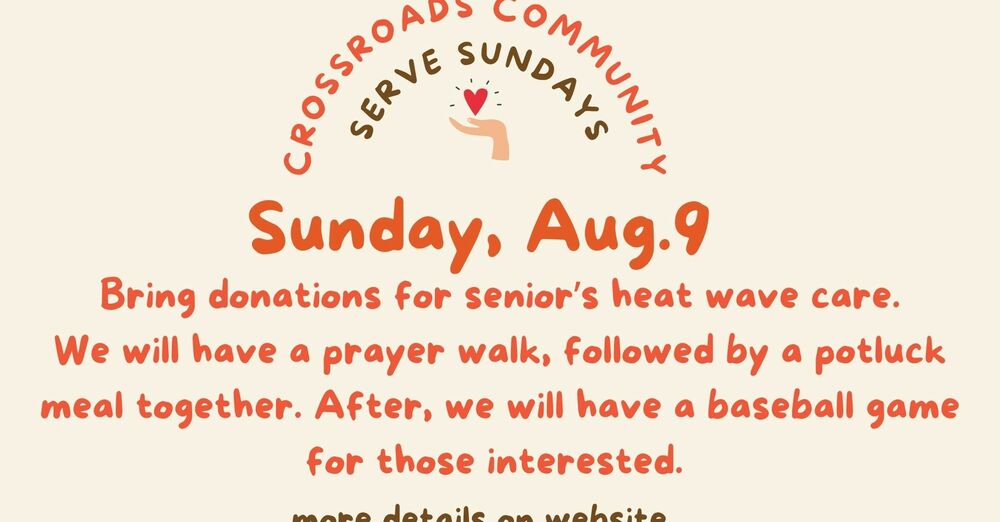Serve Sunday