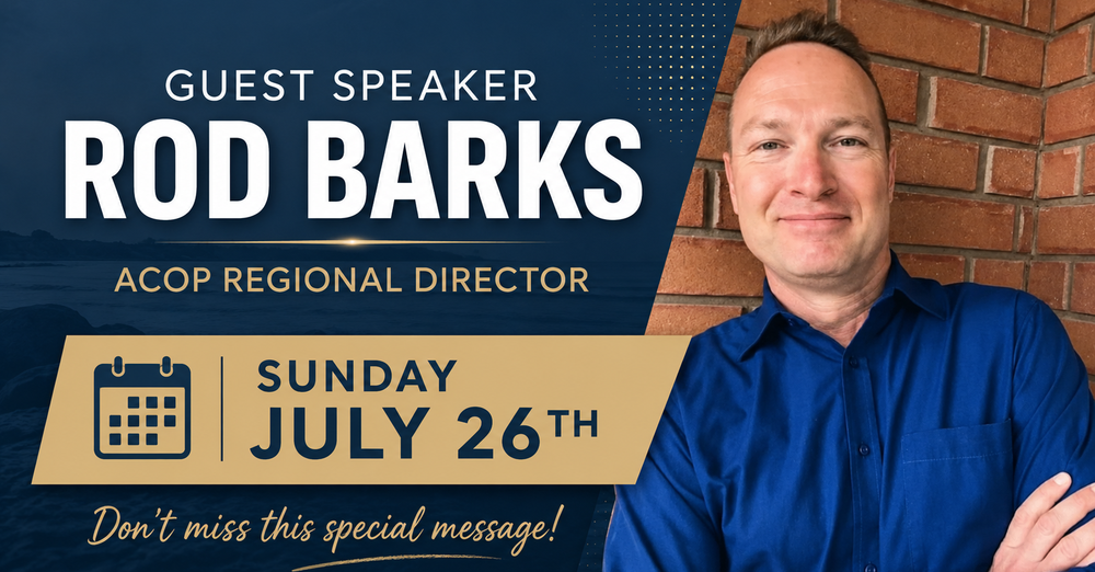 Special Speaker Rod Barks Regional Director ACOP
