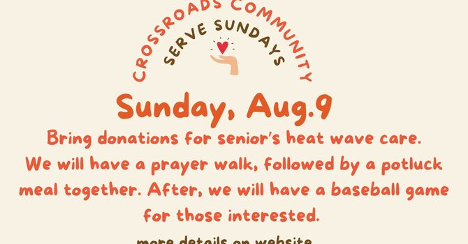 Serve Sunday