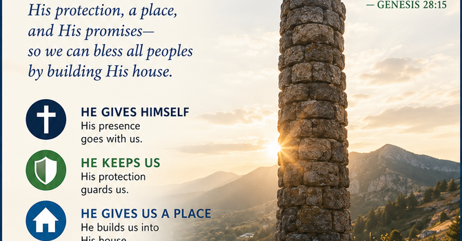 God Blesses Us To Build His Church image