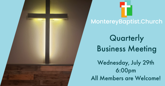 Quarterly Business Meeting