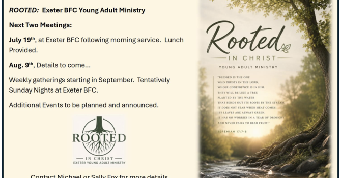 Young Adults Monthly Event
