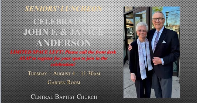 SENIORS‘ LUNCHEON CELEBRATION
