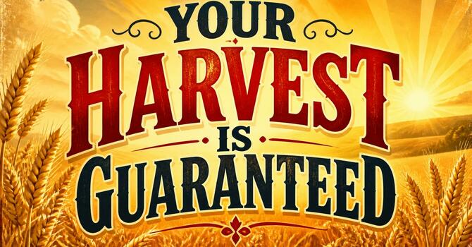 Your Harvest Is Guaranteed image