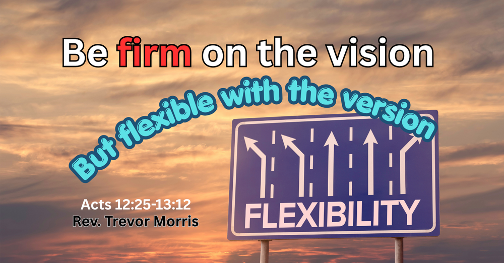 Be Firm on the Vision, but Flexible with the Version