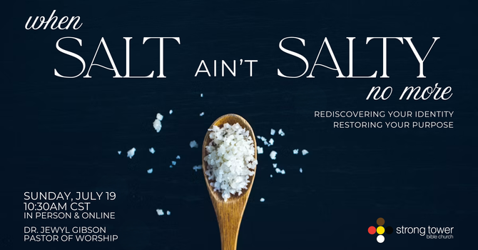 When Salt Ain't Salty No More
