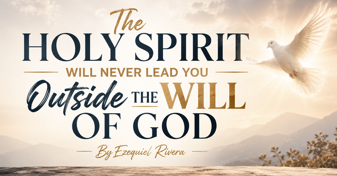The Holy Spirit Will Never Lead You Outside the Will of God.