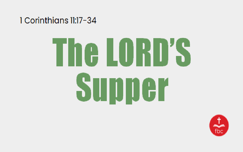 The Lord's Supper