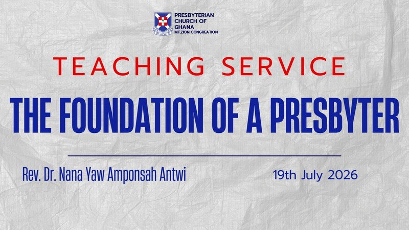 The Foundation Of A Presbyter