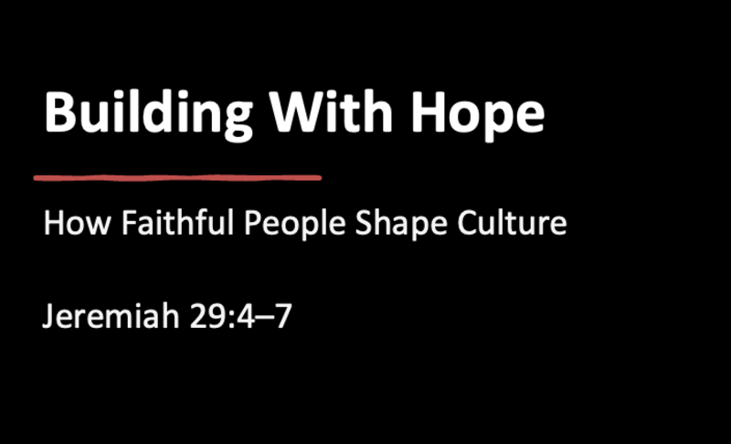 Building With Hope