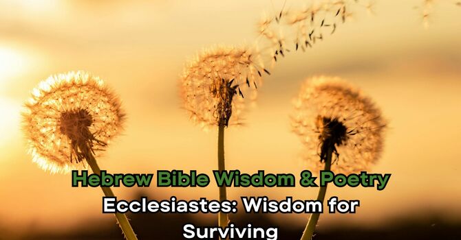 Ecclesiastes: Wisdom for Surviving